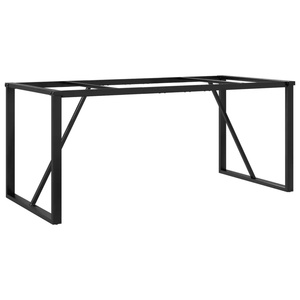 Telaio Gambe a O per Tavolo da Pranzo | Piede del tavolo 180x80x73 cm in Acciaio