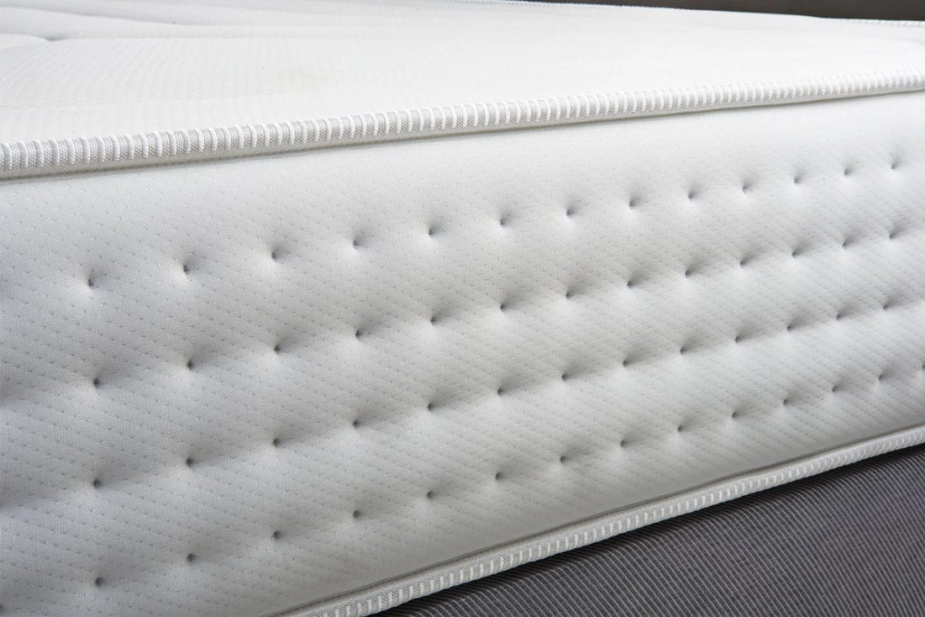 Materasso 200x200 cm Molle insacchettate e Memory foam - Vingt-Quatre