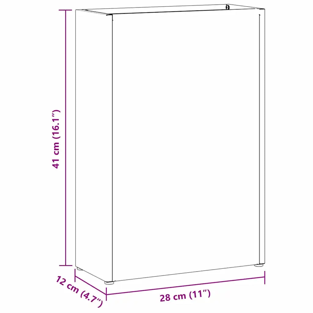 Supporto per Ombrellone Nero 28 x 12 x 41 cm Acciaio CFW1612400