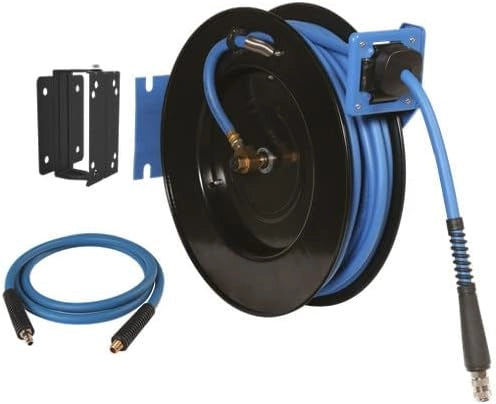Avvolgitore automatico 15 m con supporto orientabile 180° 326215 Lacmato