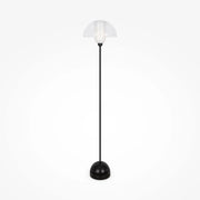 Maytoni Lampada da terra moderna Memory 1 luce E14 nero metallo ceramica