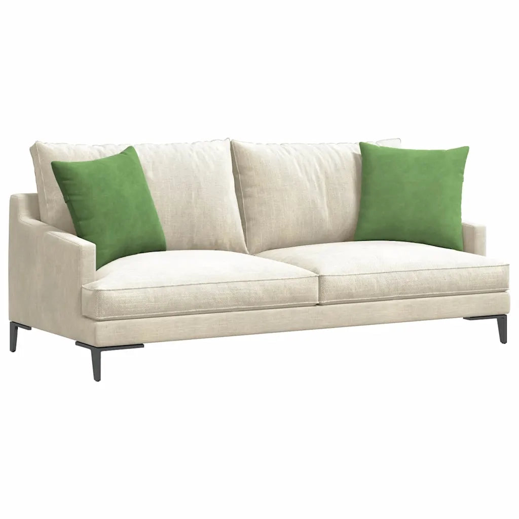 Cuscini da Divano 2 pz | Cuscini per sedie Verde chiaro 45 x 45 cm