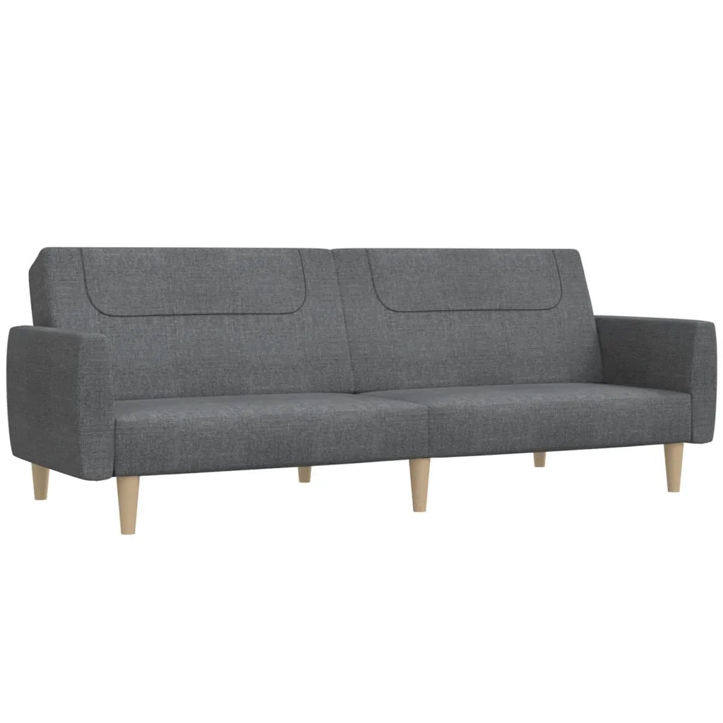 Divano letto | Sof¨¤ letto | Letto singolo a 2 Posti Grigio Chiaro in Tessuto