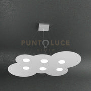 CLOUD SOSPENSIONE 6 LUCI GRIGIO 1128-S6 R-GR