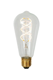 Lampadina LED filamento E27 ovale trasparente Lucide