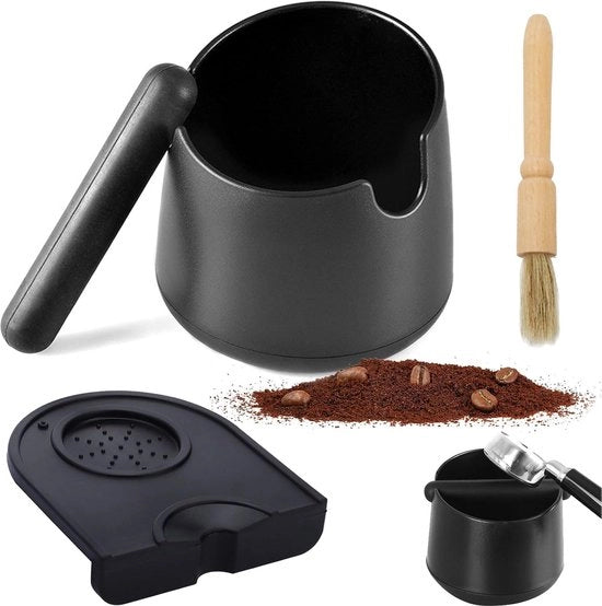 Accessori per macchina a sifone distributore di caffè in alluminio con box di impasto