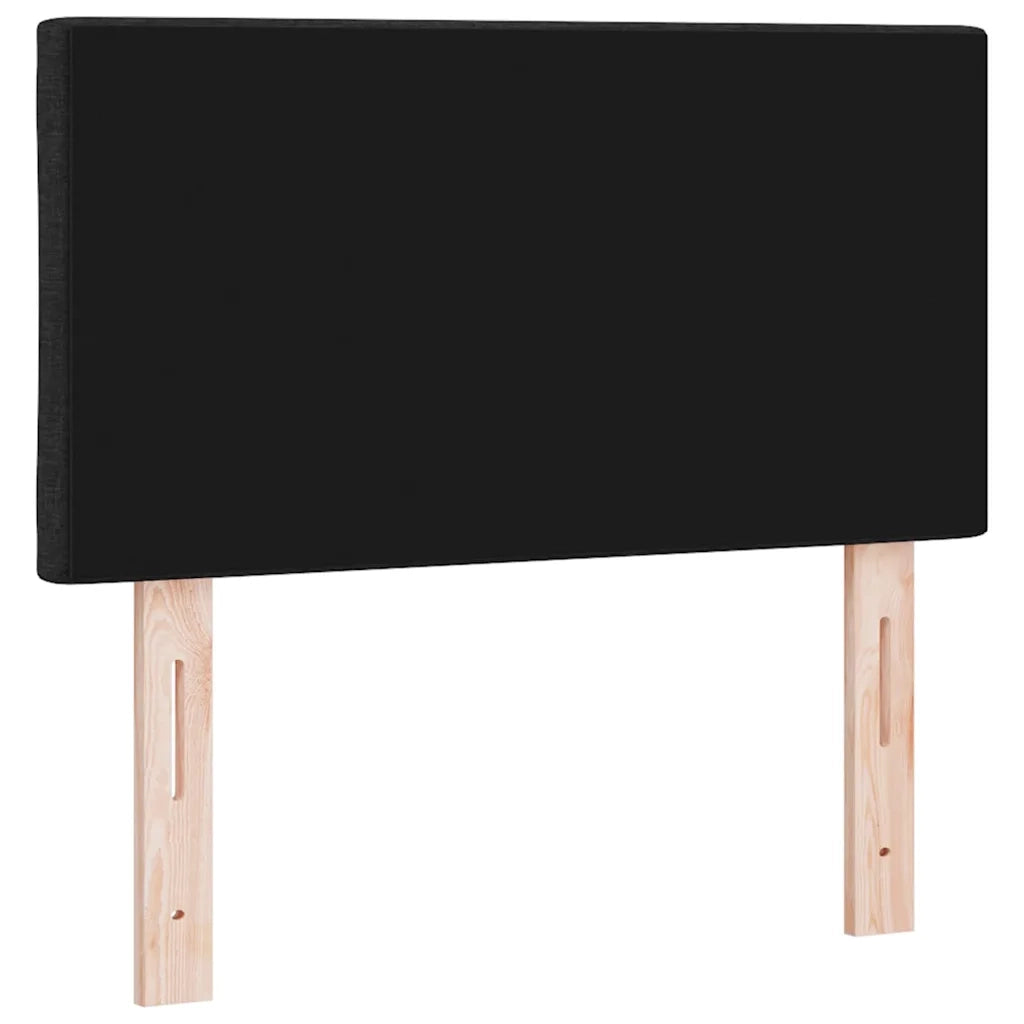 Testiera LED Nero 80 cm Tessuto 3338176