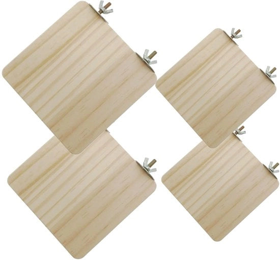 Set di 4 assi per gioco per animali da compagnia in legno