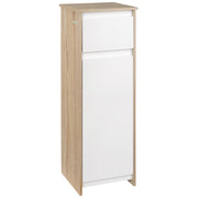 Mobile bagno colonna salvaspazio ¨C Xylo ¨C bianco legno 1 cassetto 1 anta 32x30x90 cm