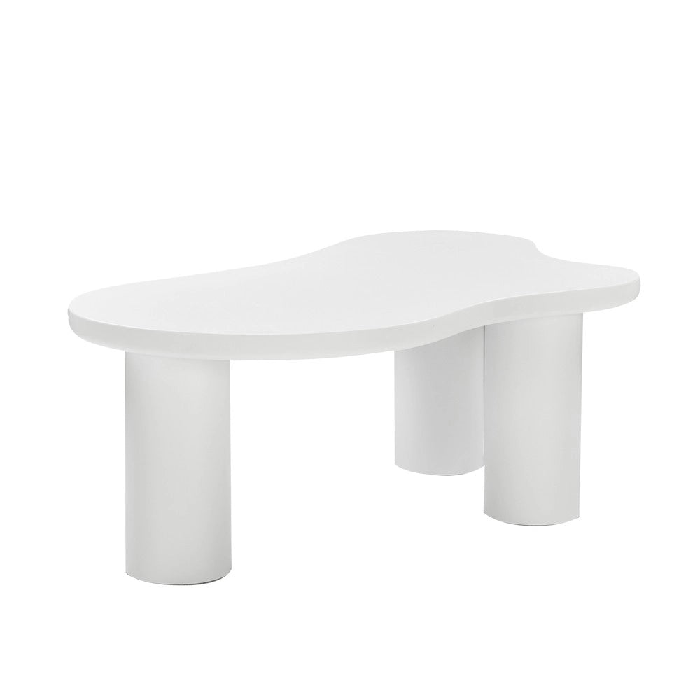 Tavolino da Caff¨¨ Forma Nuvola ¨C MINIMAL ¨C MDF e PVC, 107x66x40.5 cm