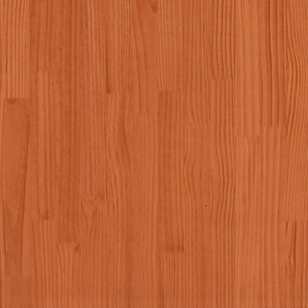 Struttura del letto con testiera contenitore Marrone Cera 3422705