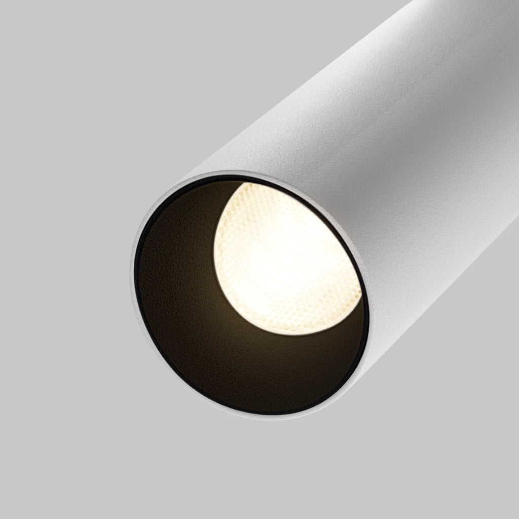 Maytoni Lampada da binario moderna Exility Focus LED 1 luce LED integrato bianco alluminio