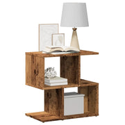 Comodini 2 pz in Legno Vecchio 50x30x51,5 cm Legno Multistrato 856535