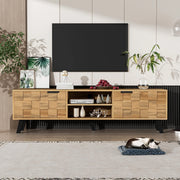 Mobile TV con 2 Ante e 2 Ripiani Aperti ¨C MINIMAL ¨C 160.5x35.5x45 cm