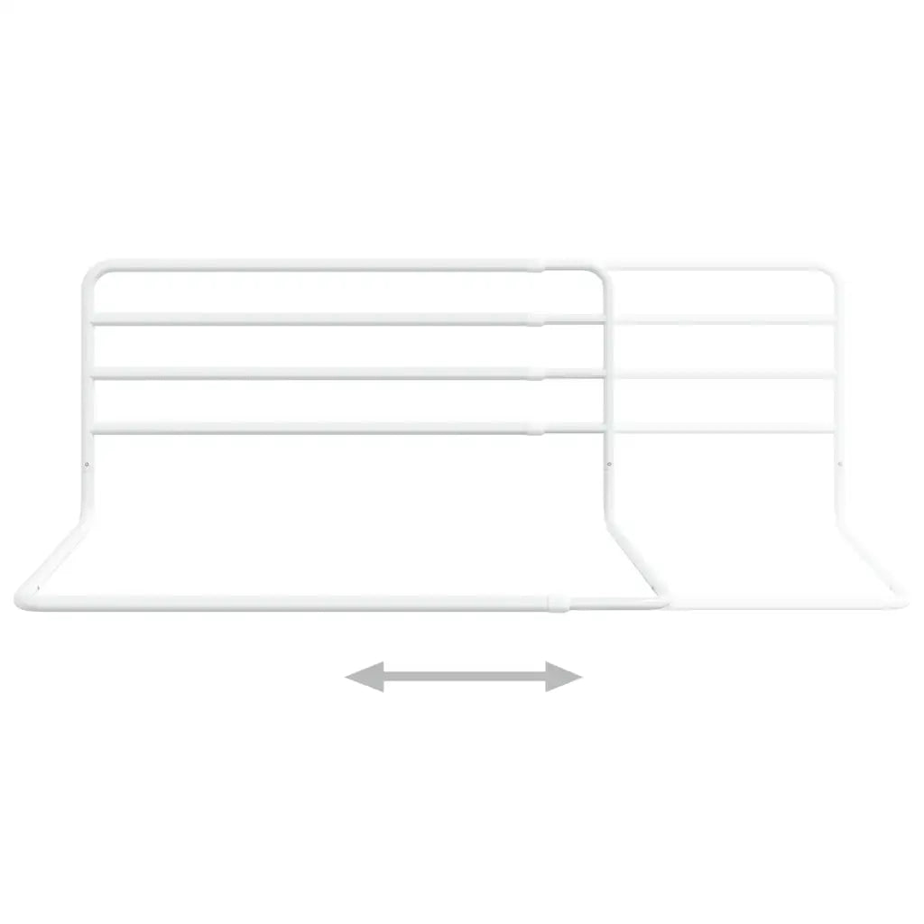 Sponda Letto di Sicurezza per Bambini (76-137)x55 cm in Ferro 10234