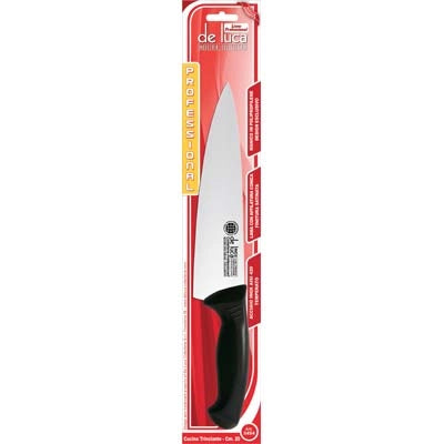 COLTELLO CUCINA PROFESSIONAL DE LUCA - MANICO PLT/INOX CM 20- 2 pezzi