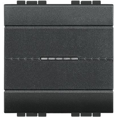Living Light - Interruttore AX 1P 10A 2M antracite - L4051M2N