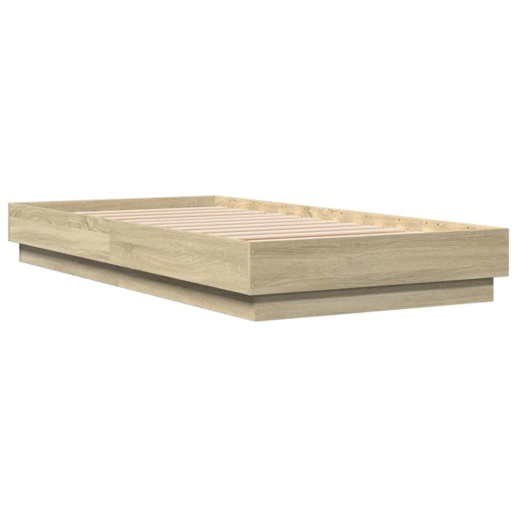 Giroletto con LED Rovere Sonoma 90x190 cm 839541