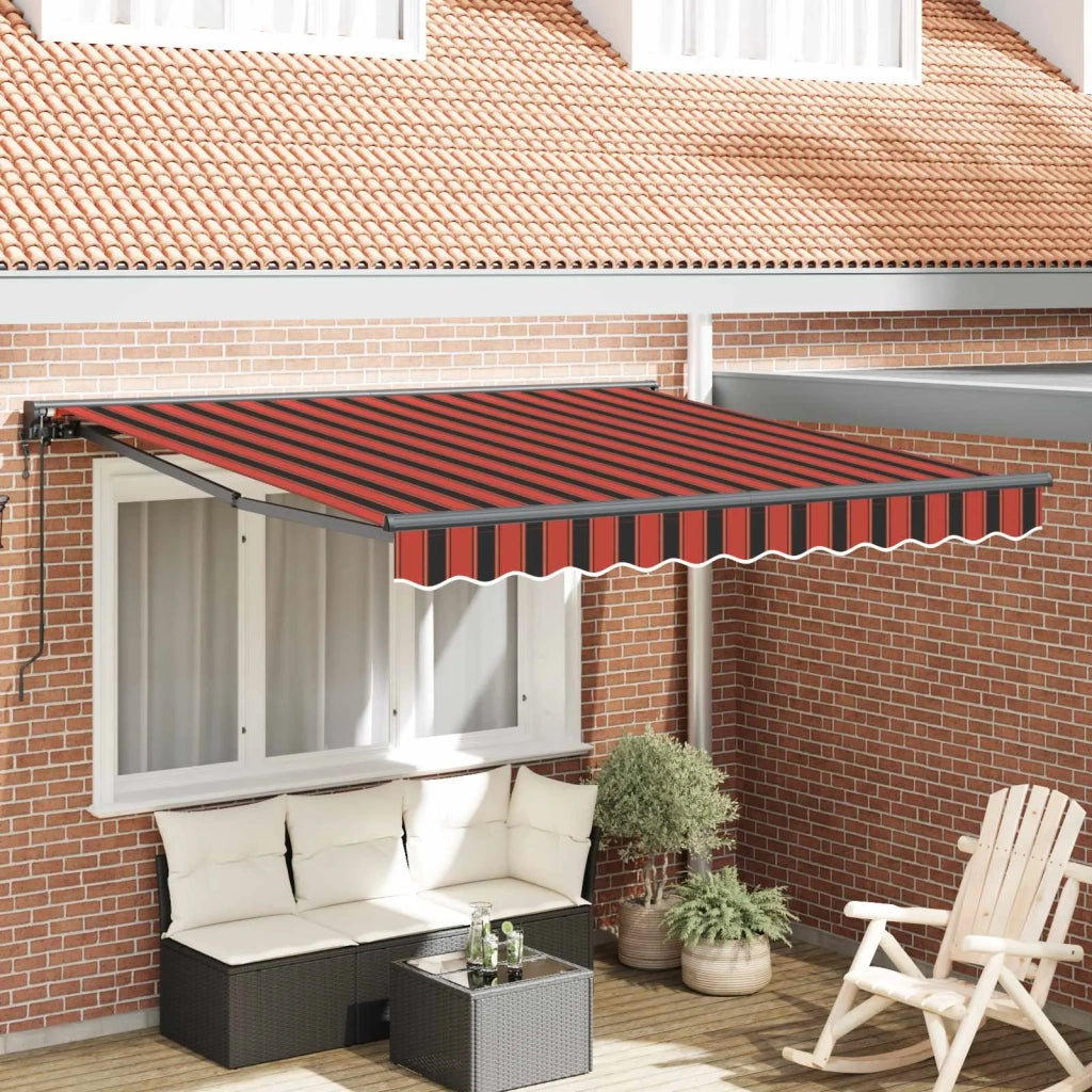 Struttura della tenda Arancione e Nero 350 x 250 cm 3330242