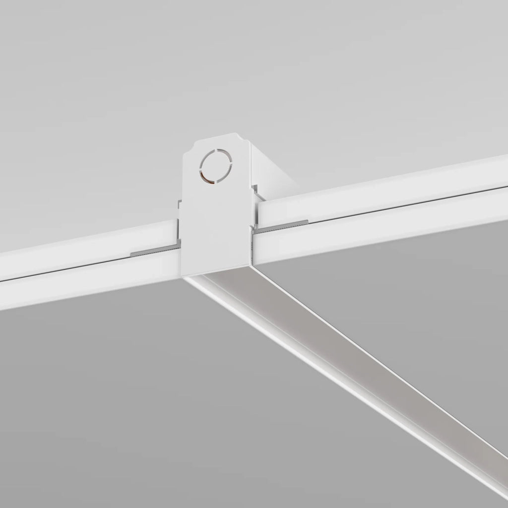 Maytoni binario da incasso Exility 200 cm  bianco alluminio