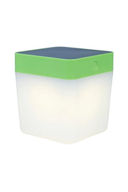 Lampada da esterno portatile Table Cube Solar verde Lutec