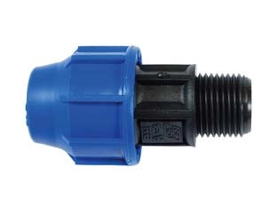 RACCORDO A COMPRESSIONE MASCHIO PN16- - ø mm.16x M 3/4 - 20 pezzi