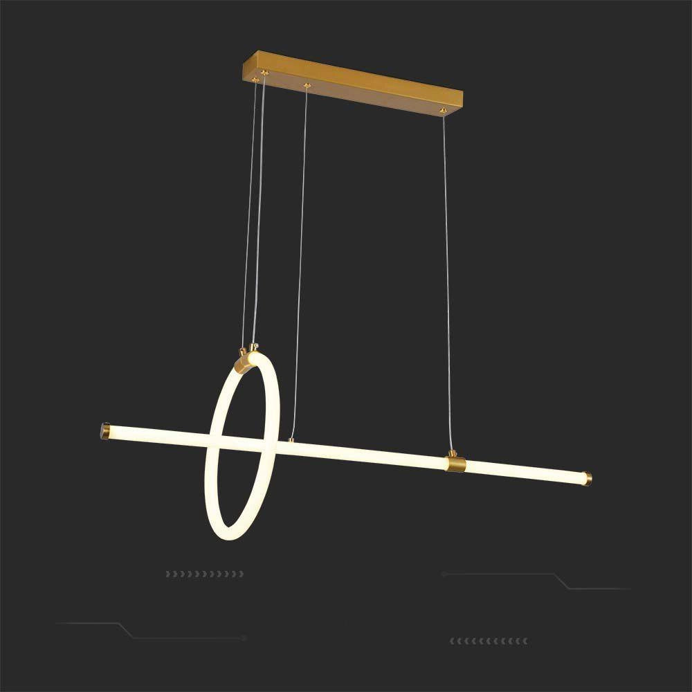 Lampada a sospensione LED geometrica oro 16W 3000K V-TAC