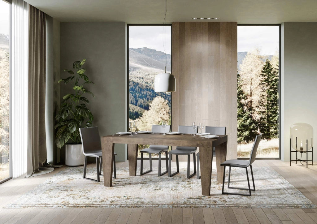 Tavolo allungabile 90x160/420 cm Spimbo Noce
