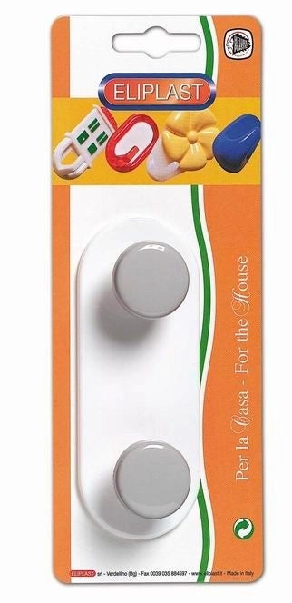 Gancio appendiabiti 120 2 pomoli eliplast
