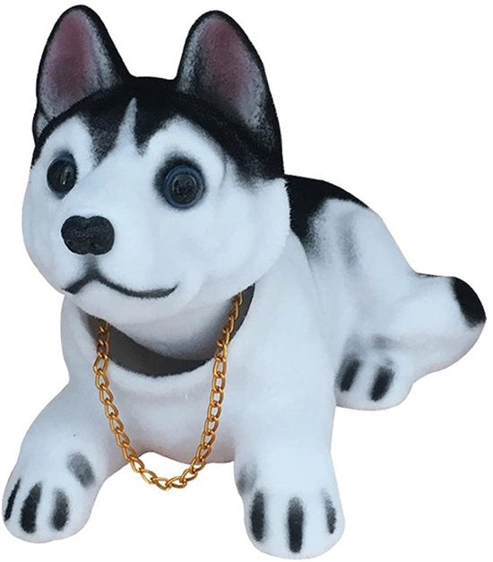 Decorazione per Auto - Bobblehead per Cani - Dimensioni 16 x 8 x 10 cm