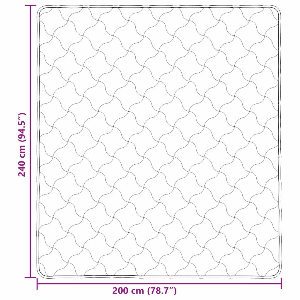 Duvet Invernale Trapuntato Grigio chiaro 200 x 240 cm 42026317