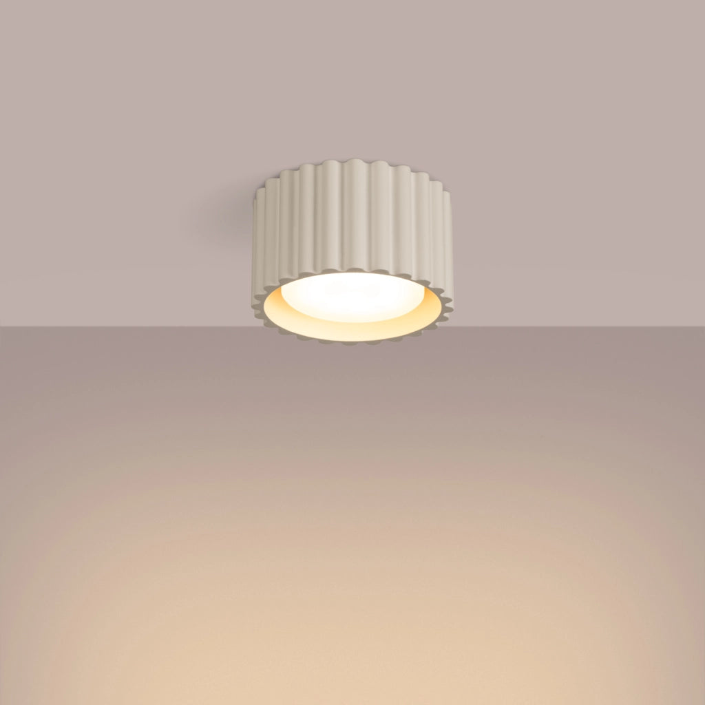 Lampada da soffitto AURA 1 beige Gx53