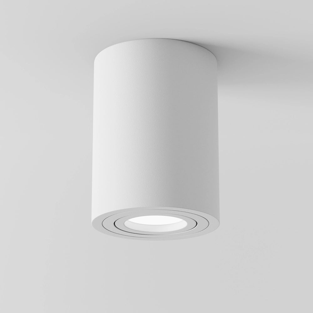 Plafoniera Maytoni Atom bianca GU10 alluminio C016CL-01W