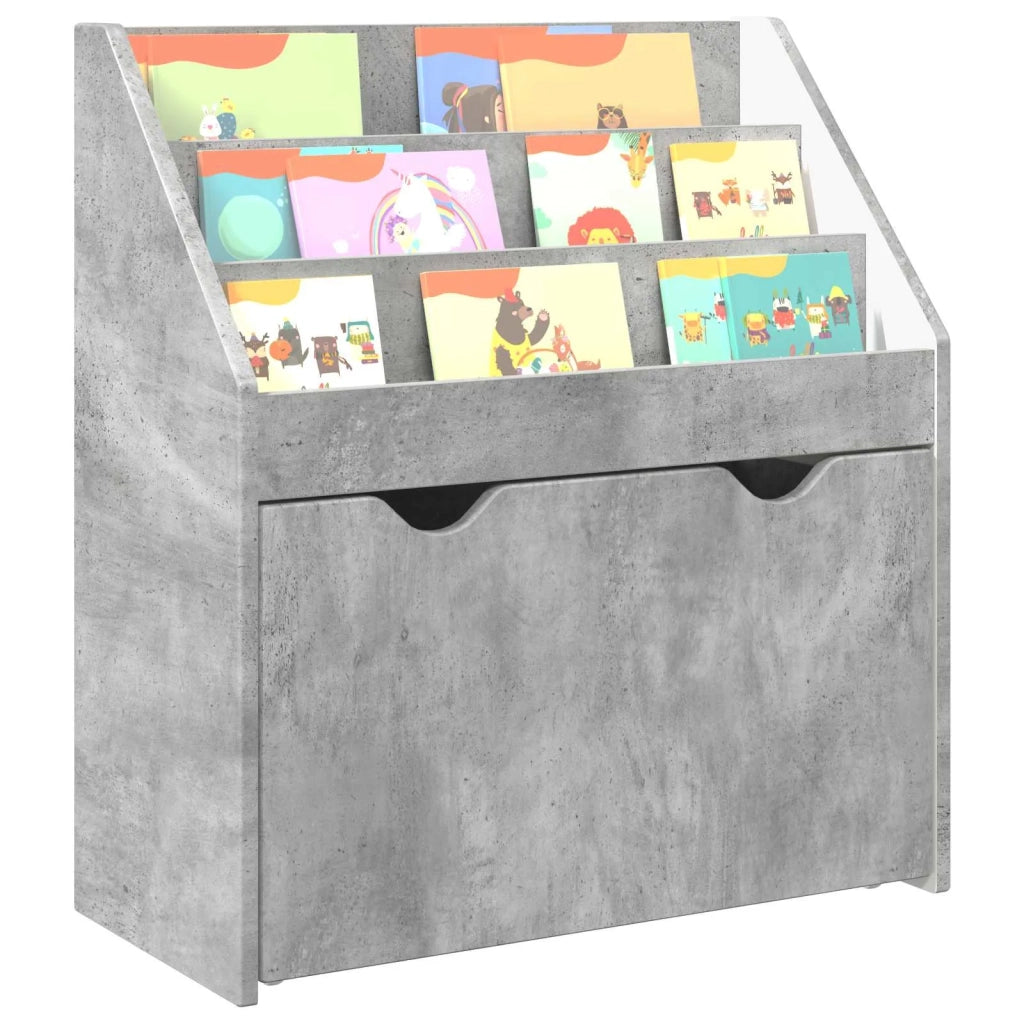 Libreria per Bambini Grigio cemento 60 x 29,5 x 69 cm 892392