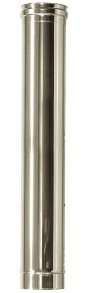 Canna fumaria parete doppia coibentata inox   dn 100/150 l 1 mt