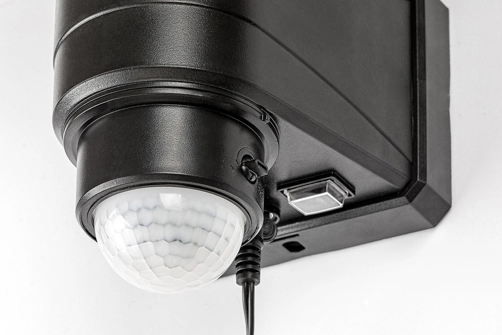 Faretto solare LED 5W con sensore Dojran nero Rabalux