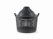 CESTO A CUPOLA IN PLASTICA PER DAMIGIANE  lt.34  forato