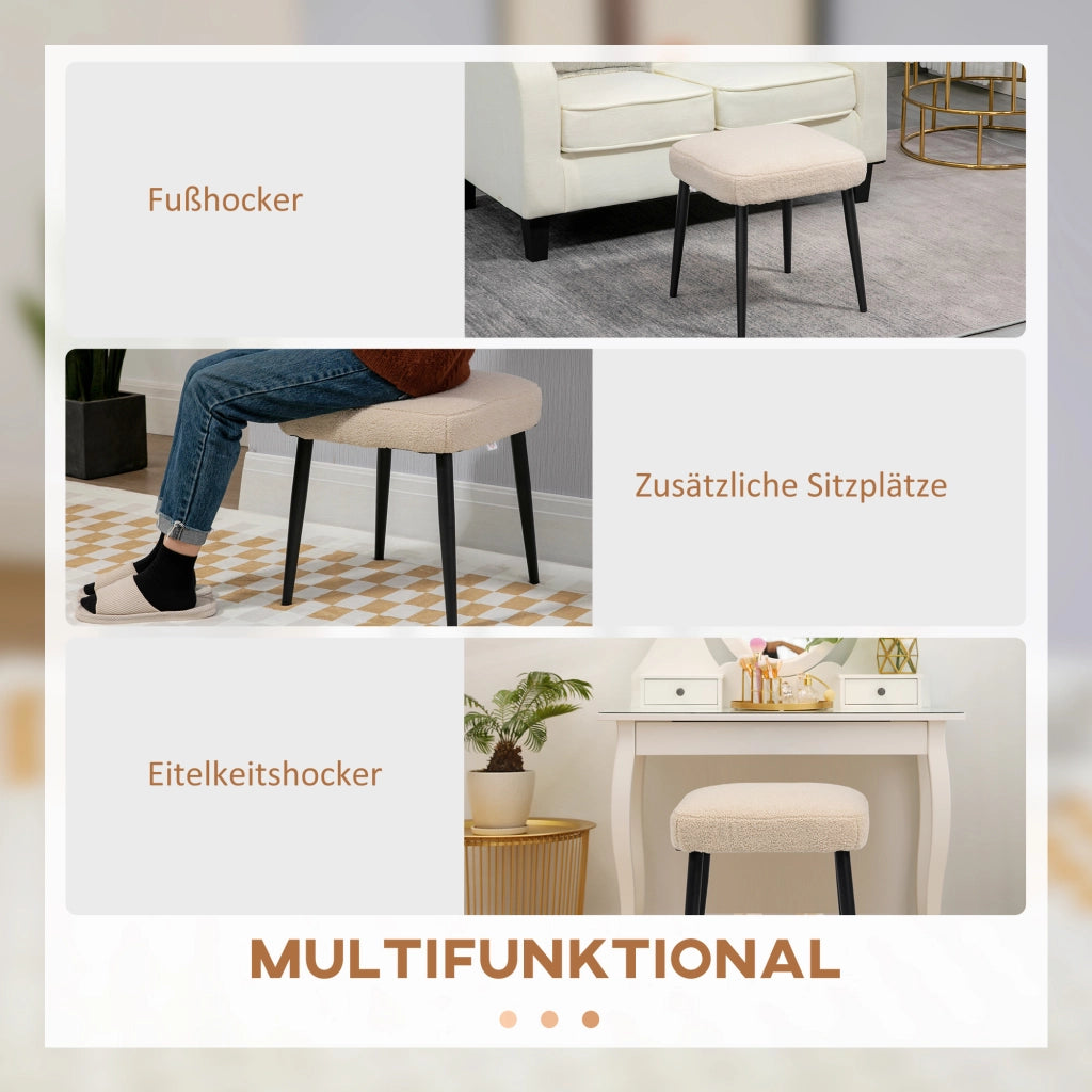 Pouf Teddy ¨C Xylo ¨C Beige