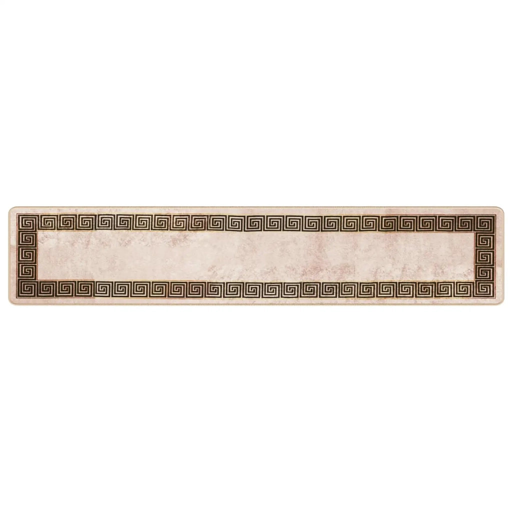 Runner Tappeto MARSA Nero 50 x 250 cm Poliestere e PVC 42023325