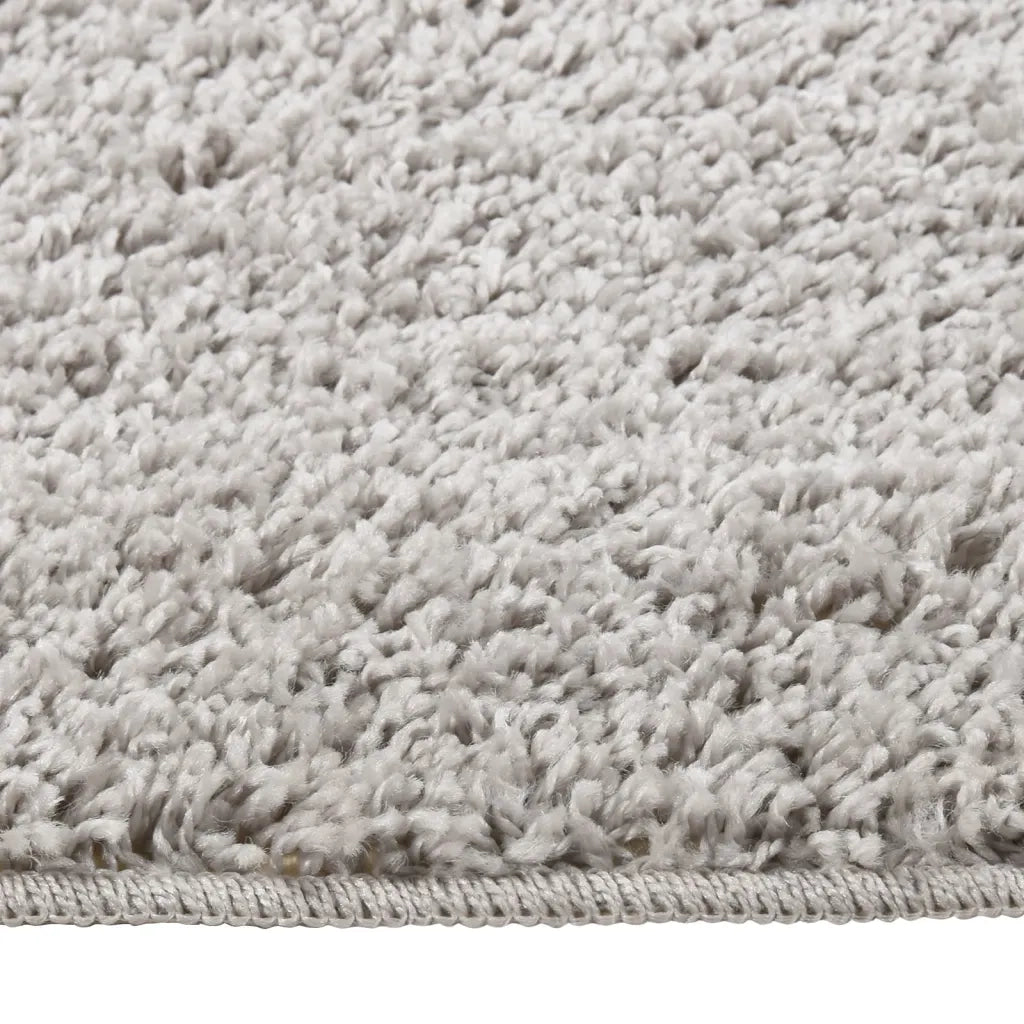 Tappeto del soggiorno | Tappeto Shaggy Grigio Chiaro 140x200 cm Antiscivolo