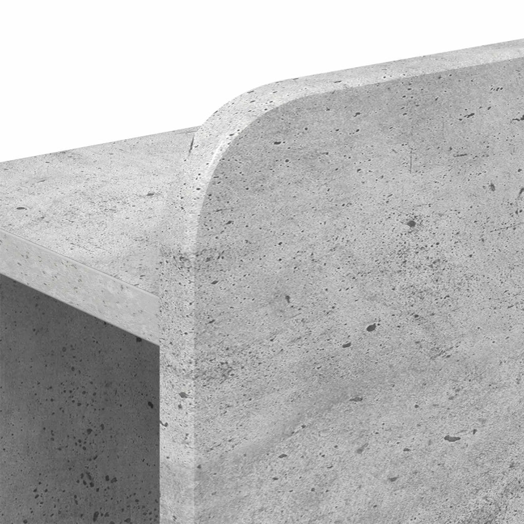 Telaio del letto con storage Grigio Cemento 200 x 200 cm 3433796