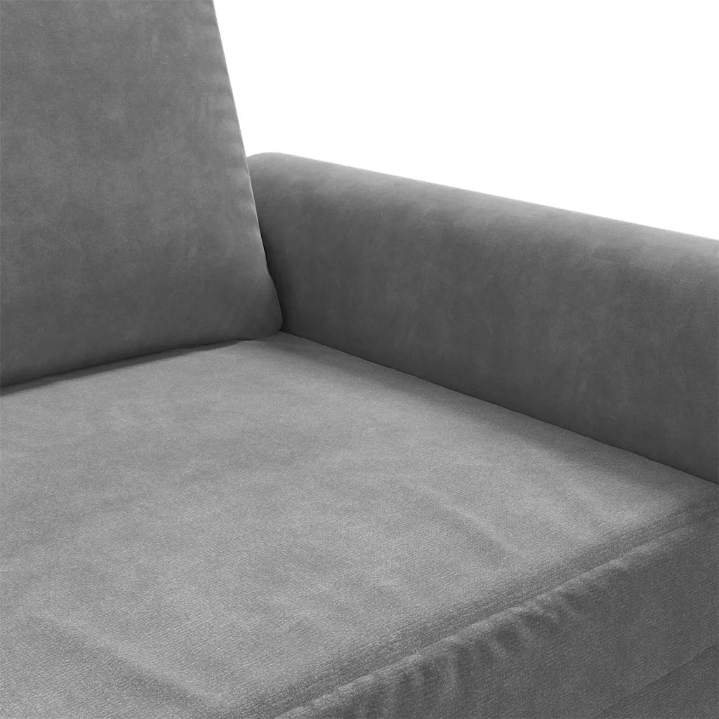 Divano a 2 Posti-Sofa 2 Posti grigio scuro 120 cm in Velluto 287011