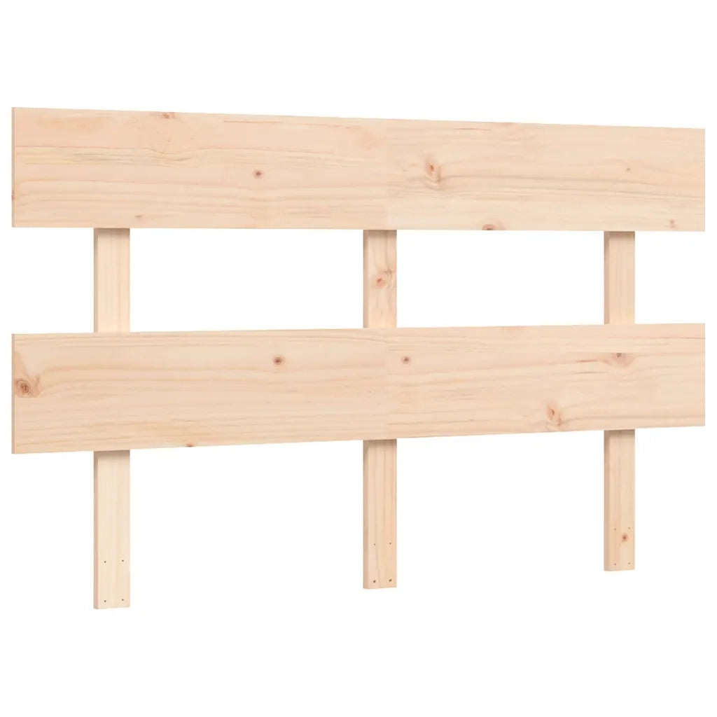 Letto senza Materasso-Struttura Letto 140x190 cm in Legno Massello di Pino 513508