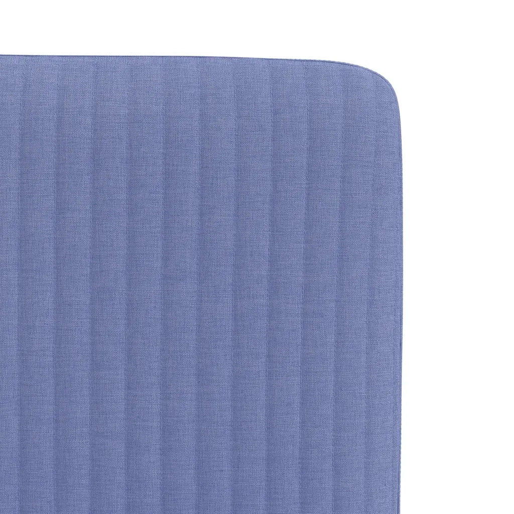 Sedie da Pranzo 2 pz Blu Jeans in Tessuto 4101207
