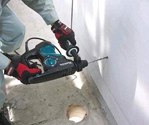 Makita HR2811FT Tassellatore SDS-PLUS 3 Funzioni 800W 2,8J 28 mm in calcestruzzo con doppio mandrino e impugnatura antivibrazioni colore Nero