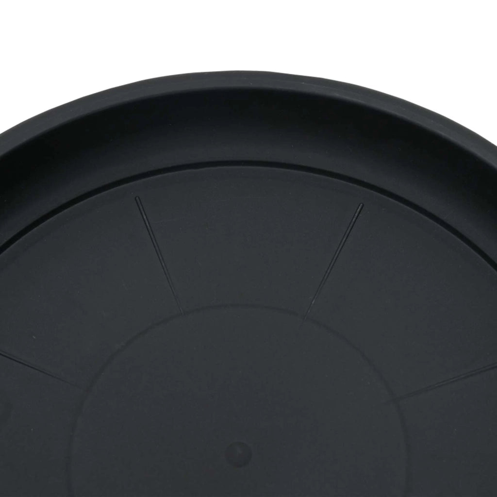 Vasi per Piante 6 pcs Nero Ø 22 x 18 cm Plastica 3403275
