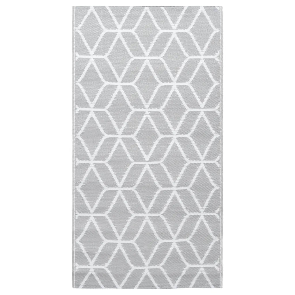 Tappeto da Esterni ARAKIL Grigio 120x180 cm in PP CFW5763815