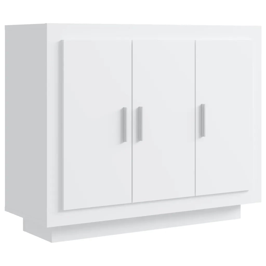 Credenza Bianca 92x35x75 cm in Legno Multistrato 811835