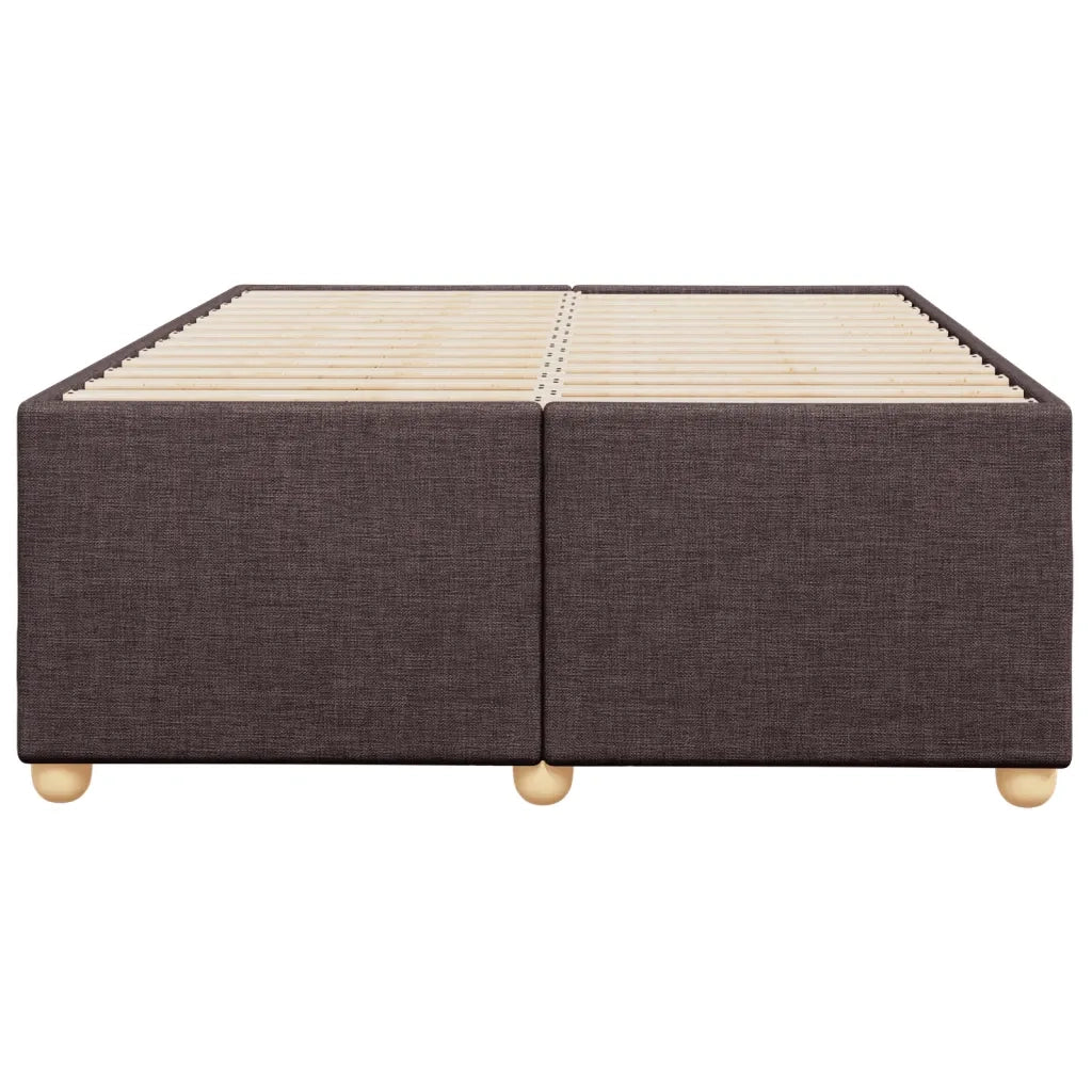 Giroletto senza Materasso Marrone Scuro 120x200 cm Tessuto 3284725