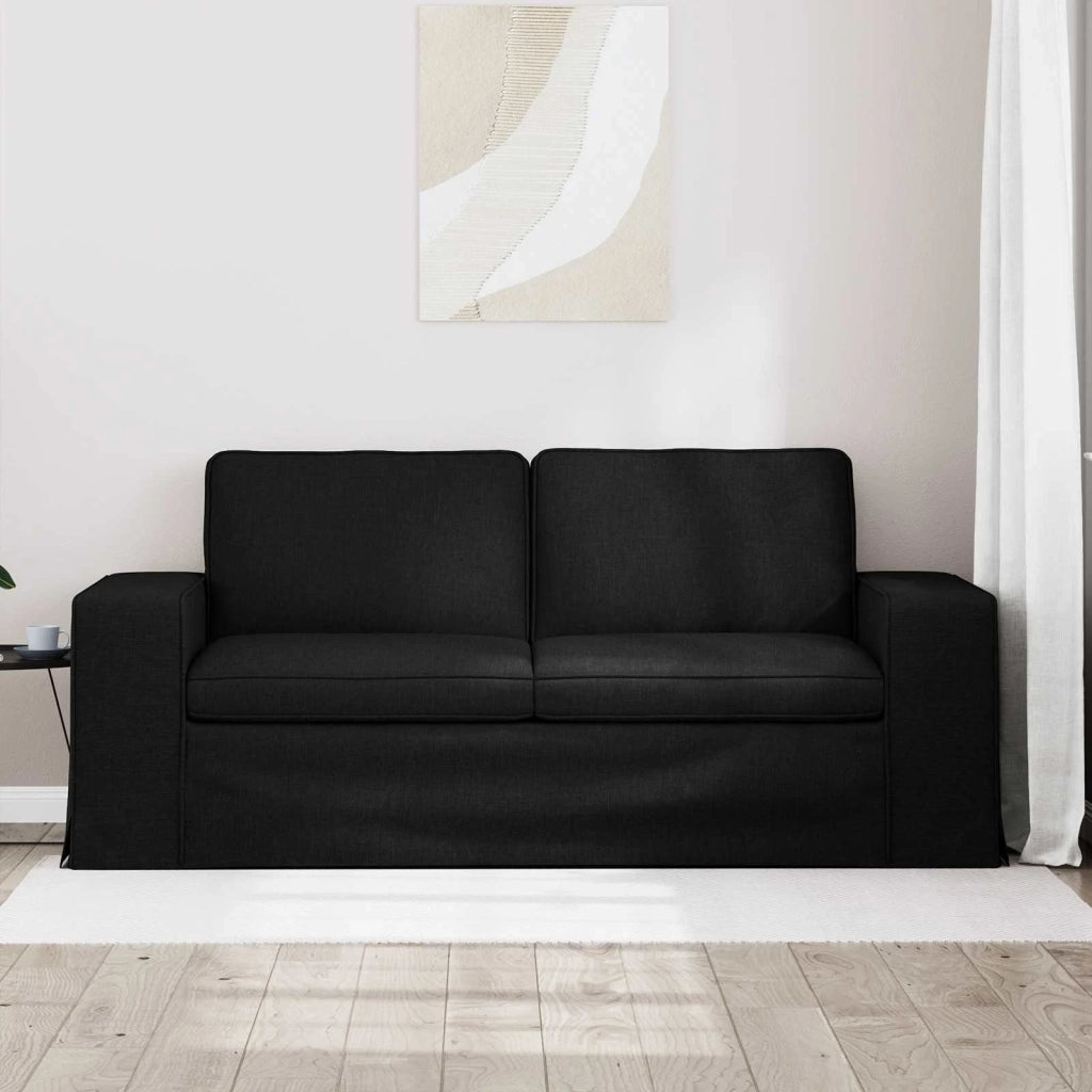 Divano Nero 182 x 80 x 82 cm Tessuto 42024392